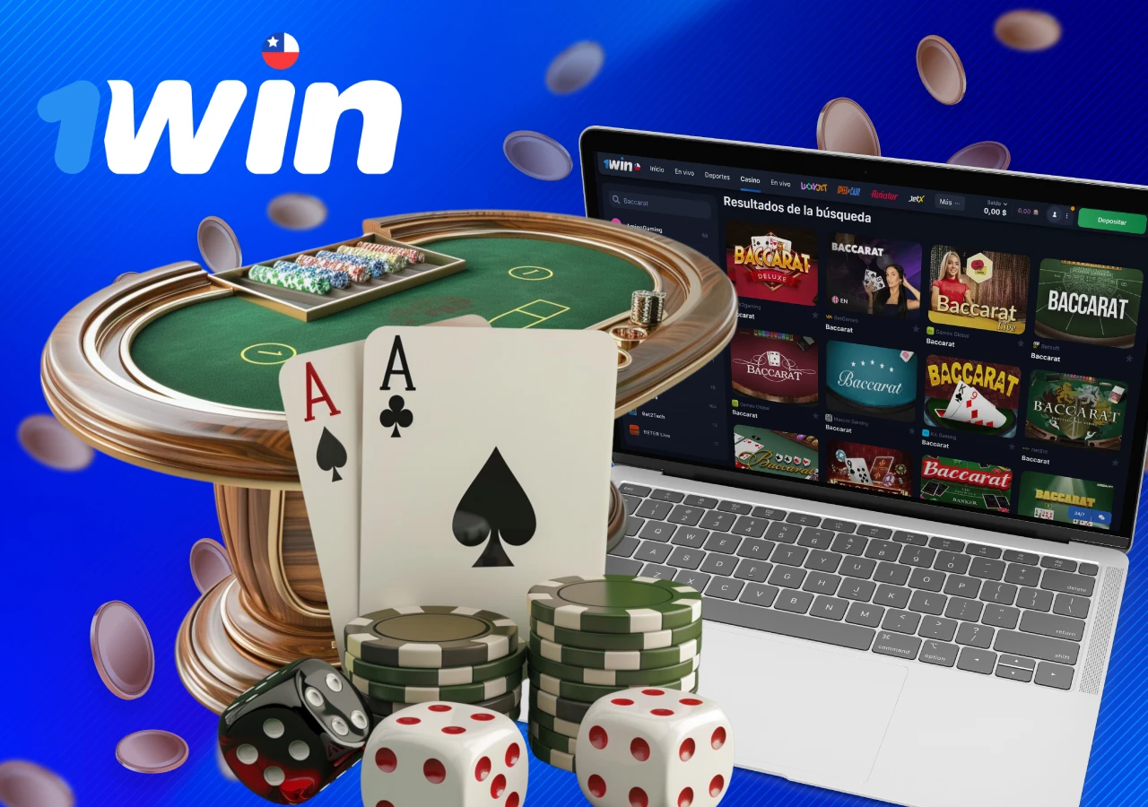 Variedades de juego de bacará en el casino en vivo 1win