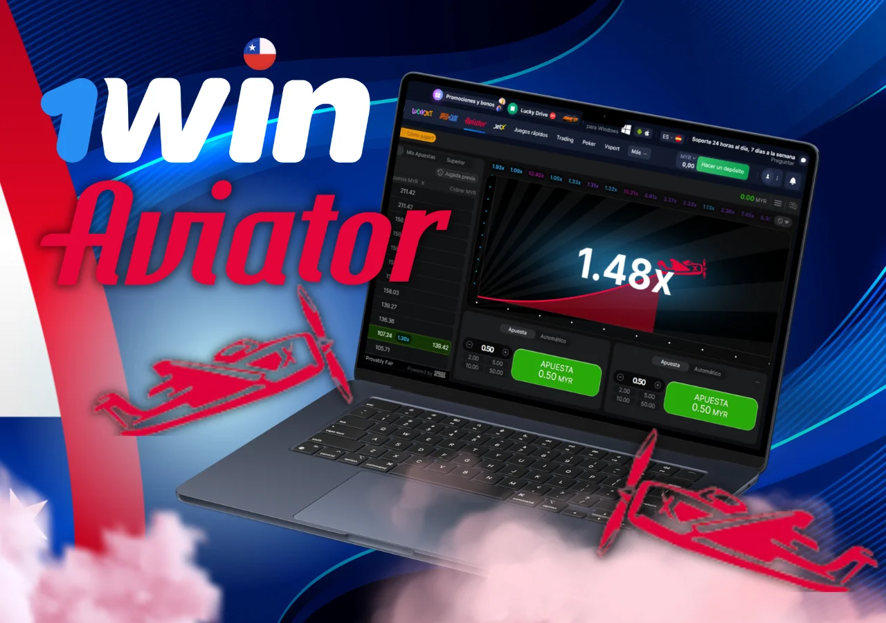 Aviator es un juego en el que haces una apuesta y retrocedes antes de que caiga el avion.