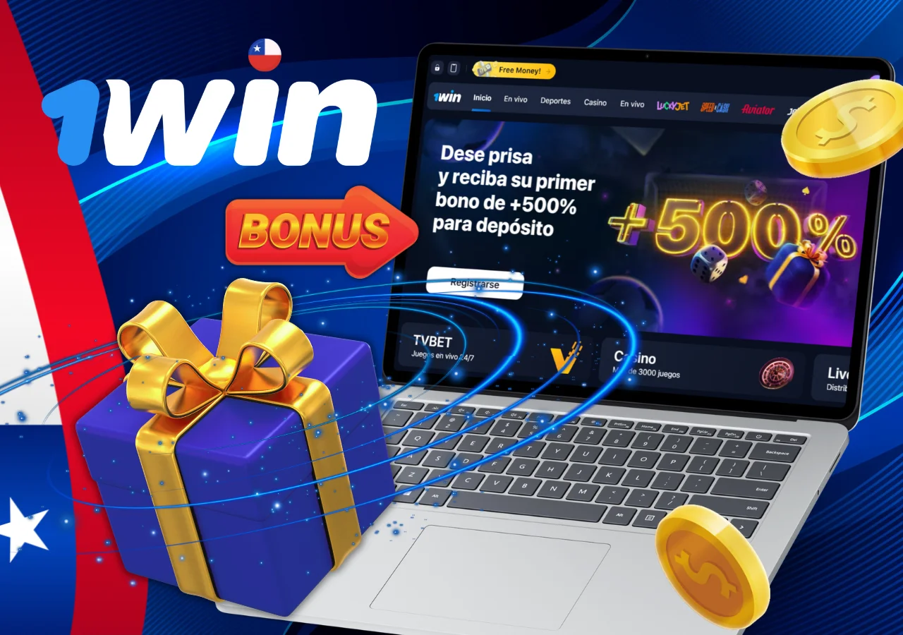 1Win los bonos en 1Win ofrecen hasta un 500% en el primer deposito para los jugadores chilenos.
