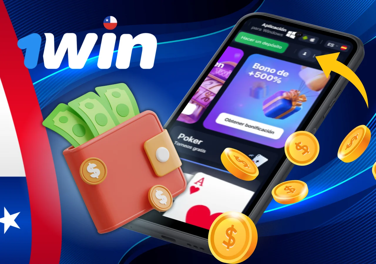 1Win retire sus ganancias seleccionando el metodo adecuado.