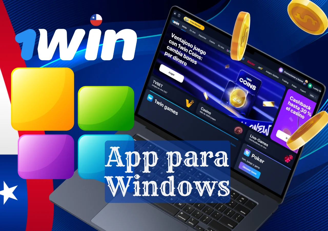 La aplicacion para Windows permite apostar y jugar facilmente desde el ordenador.