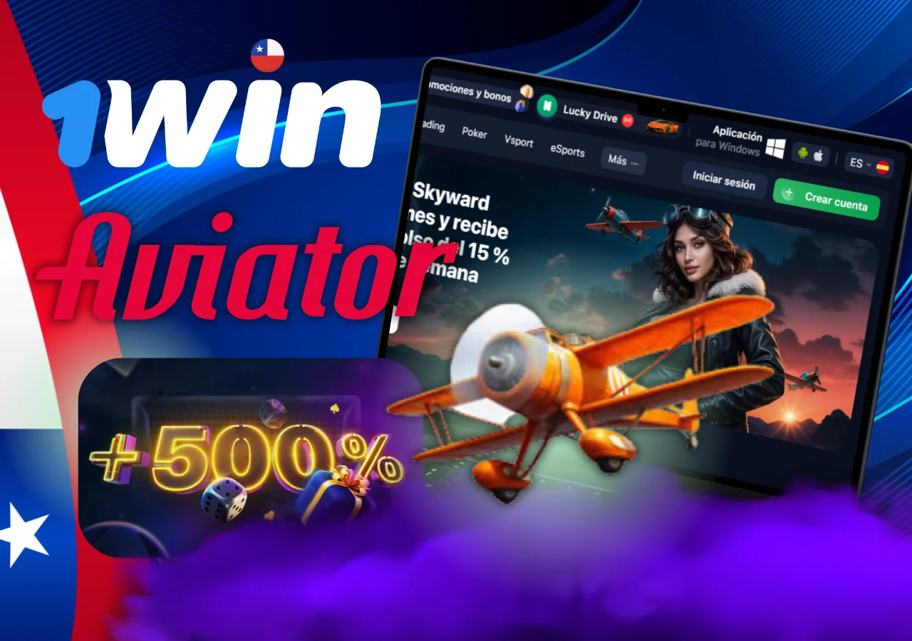 Registrate, haz depositos y consigue hasta un 500% de bonificacion para jugar en Aviator.