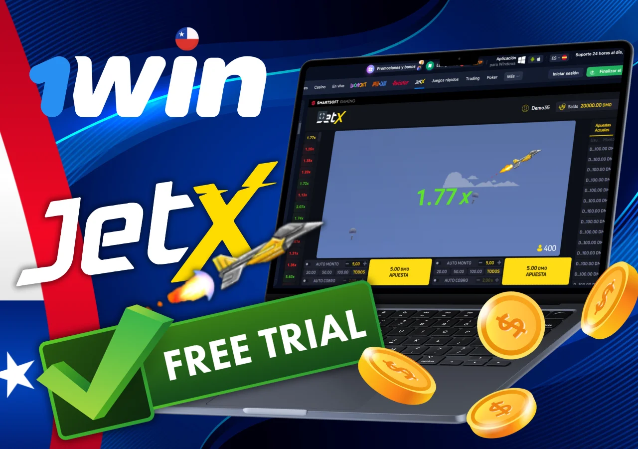 Version demo de JetX permite jugar gratis, probar estrategias y ganar experiencia sin riesgos.